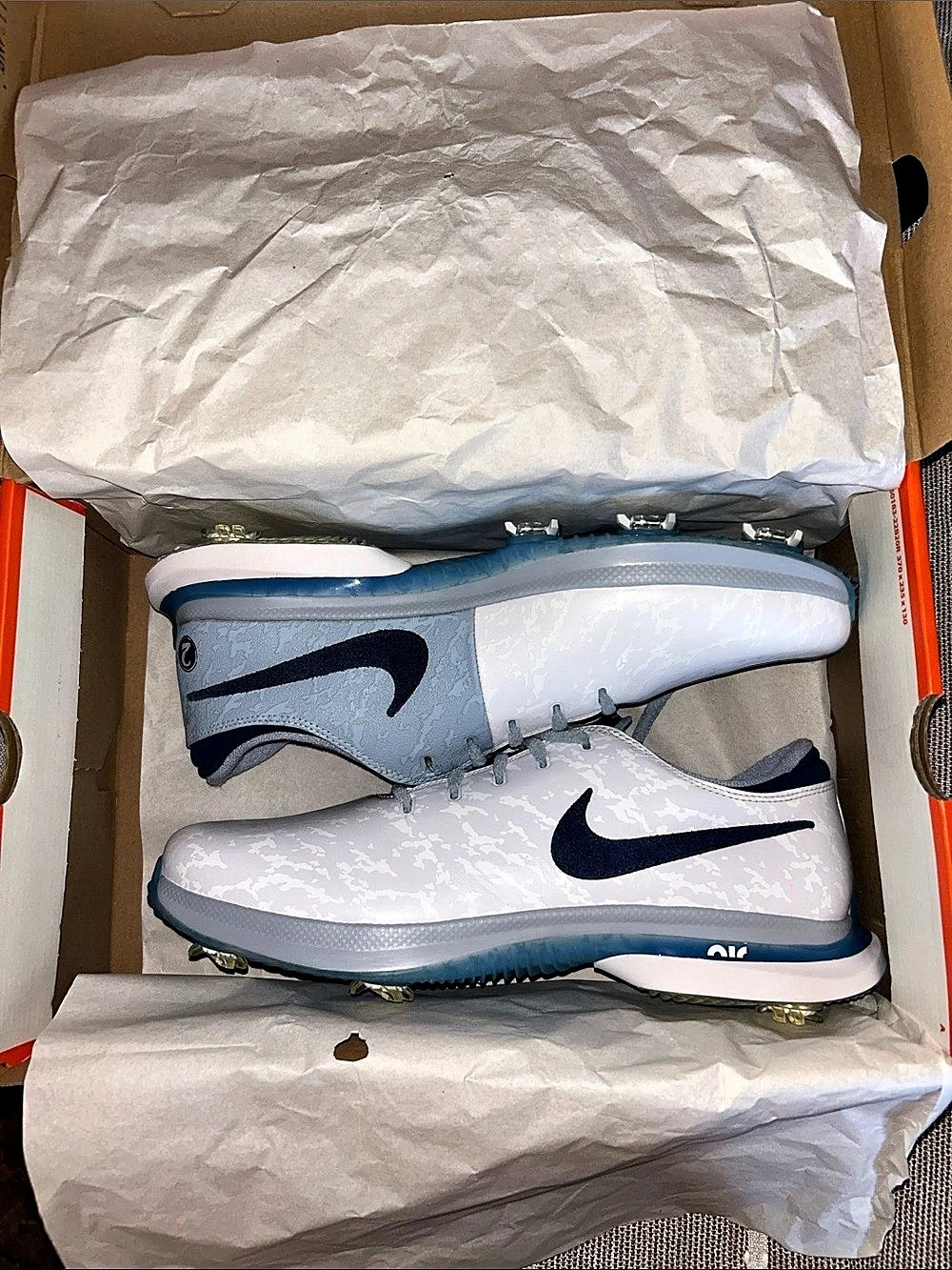 Nike Air Zoom Victory Tour 3 Golf Shoes White & Blue US 13